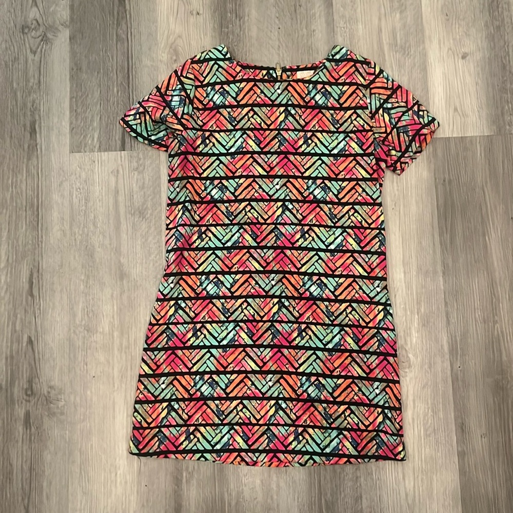 Gianni Bernini mini shift dress, EUC